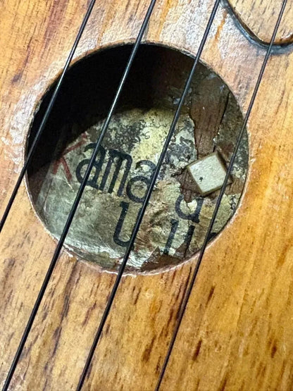 [Rare Good Condition] KAMAKA Old Kamaka Gold Label Ukulele