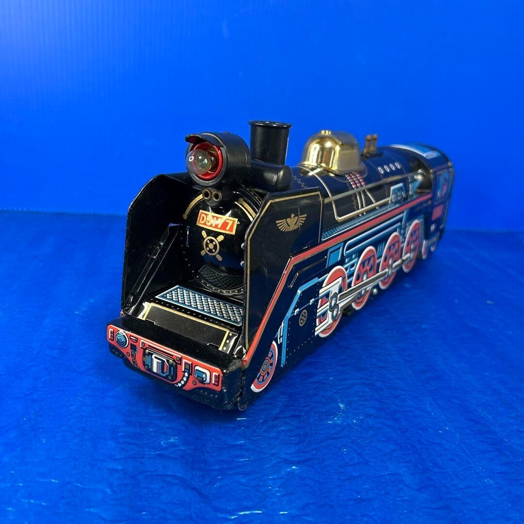 Rare - Masudaya Degoichi Loco D5177 Steam Locomotive Tin Plated Locomotive