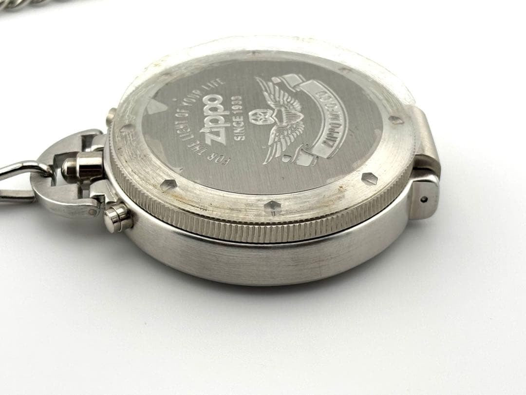 Zippo Time Pocket Watch Chronograph Running 2004 Rare