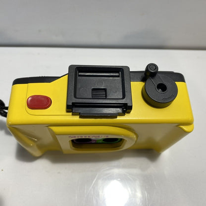 Toy Camera Yellow Film Camera 4-Shot Burst 35mm Showa Retro