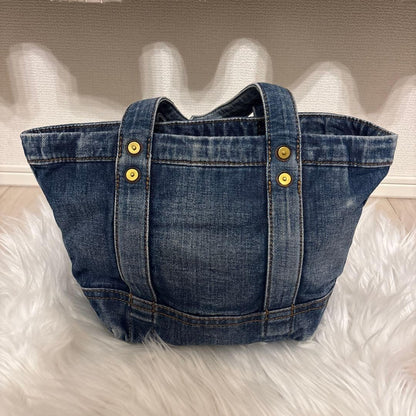 Ralph Lauren Women Polo Denim Tote Bag Embroidery Item Limited Edition VHTF
