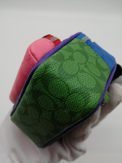 Coach Ca030 Bag Charm Backpack Motif Multicolor