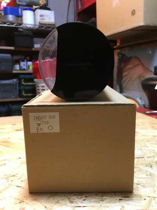 TWEMCO QT-30R Vintage Quartz Table Flip Clock 1.5V Alkaline Black With Box Used