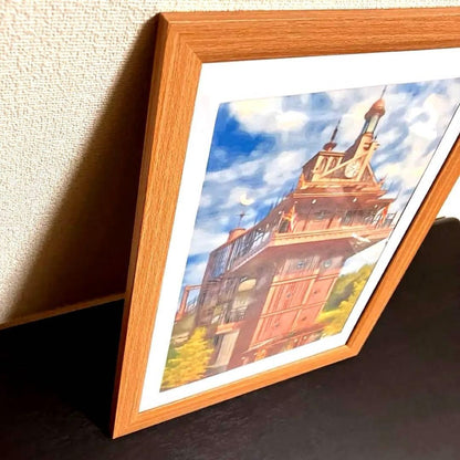 Ghibli Art 51: "Elevator Tower" from Castle in the Sky (framed artwork)