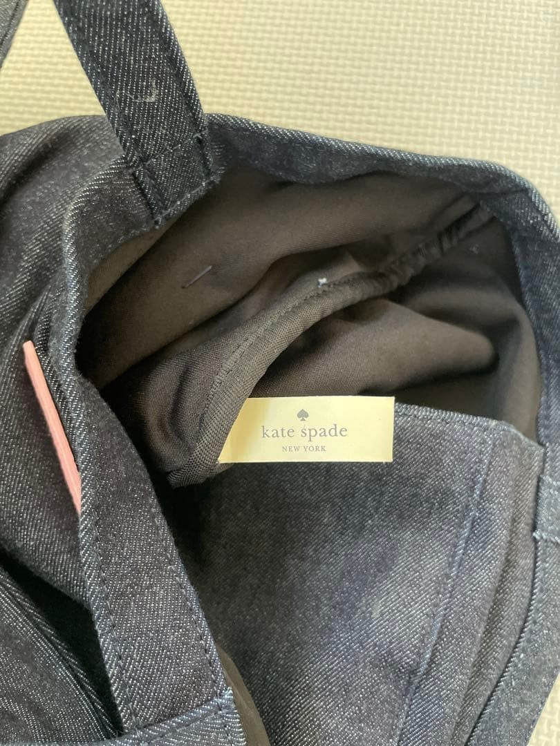 Kate Spade New York Denim Tote Bag with Interior Pocket Excellent Conditi
