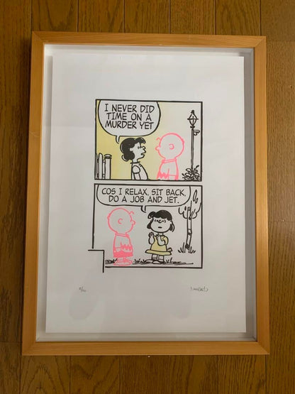 Mark Drew Snoopy A3 size Dr. Dre's lyrics