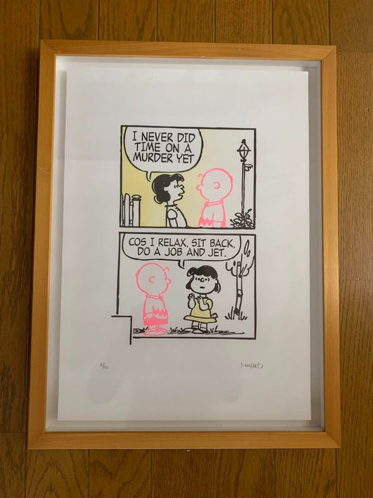 Mark Drew Snoopy A3 size Dr. Dre's lyrics