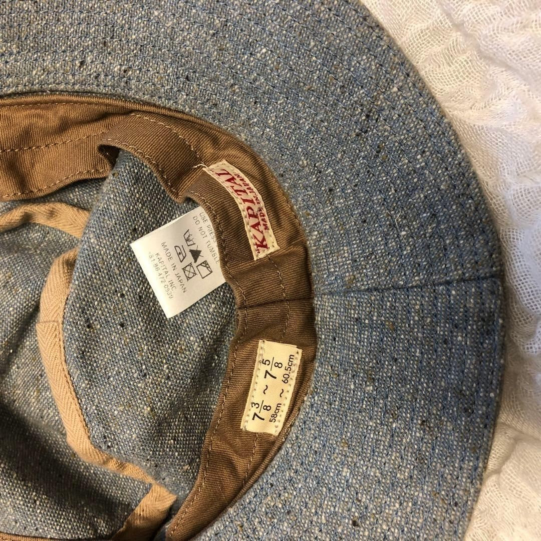 KAPITAL Denim Bucket Hat Cotton Rare Japan Fashion Casual Lightweight