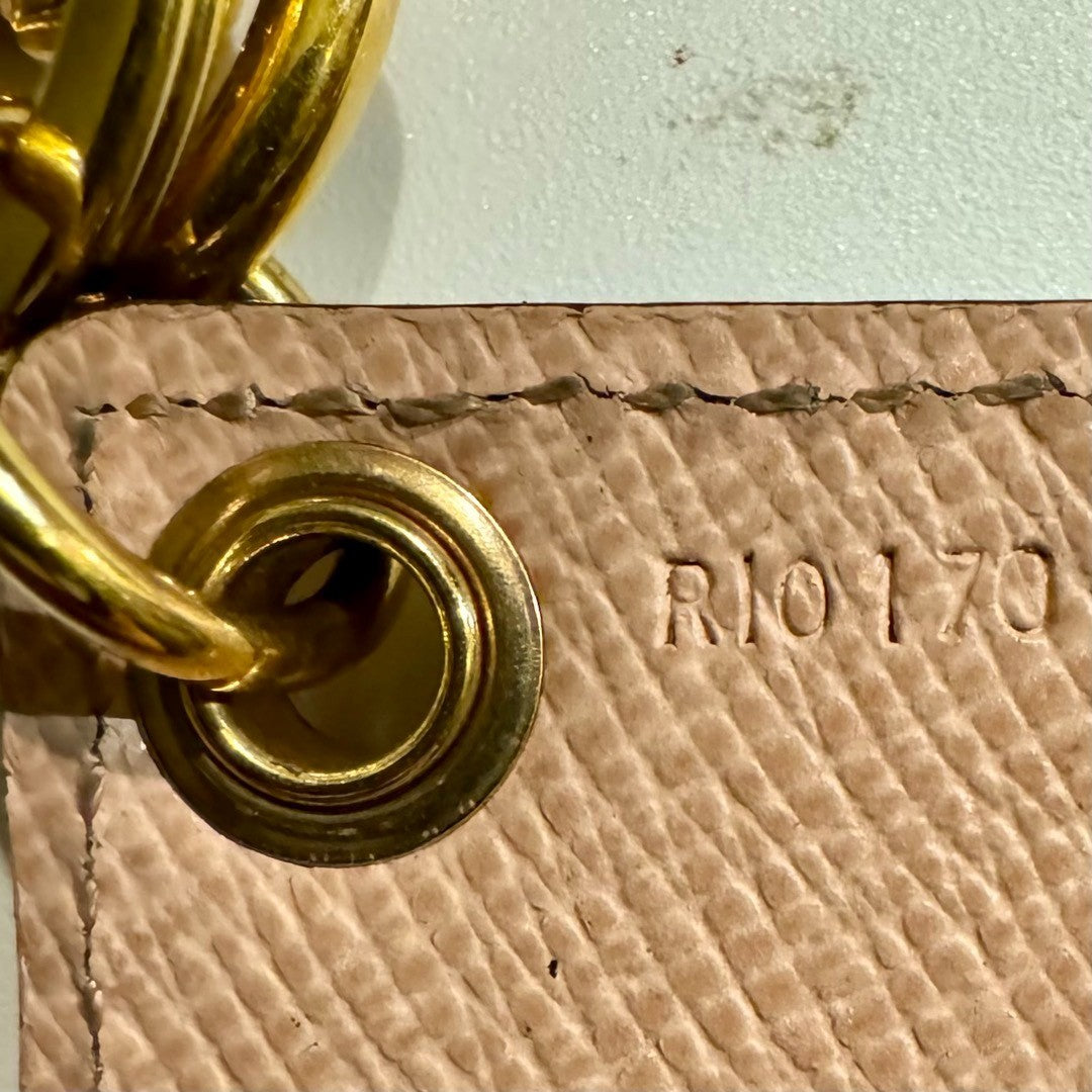 Louis Vuitton Monogram Bag Charm Key Holder Pouch Initial Engraving