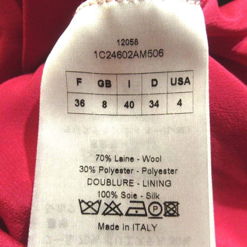 Christian Dior Embroidered Flower Lace Camisole Dress 36 Fuchsia Pink Women USED