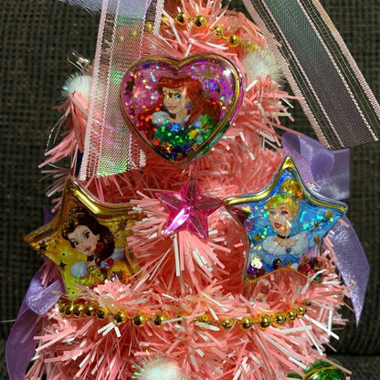 Disney Princess Christmas Tree Mini 28cm Pink