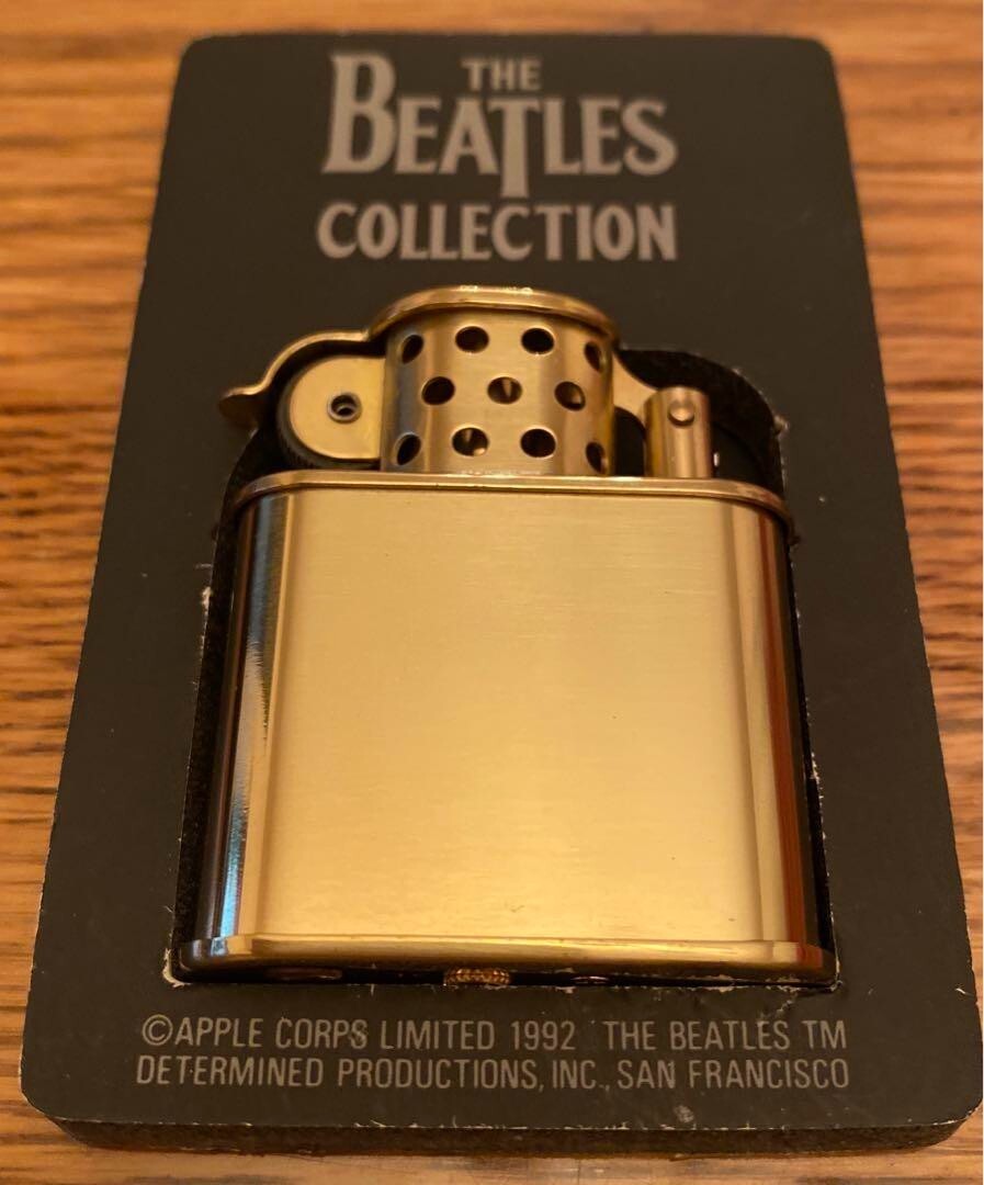 Rare The Beatles Collection Gold Lighter 1992
