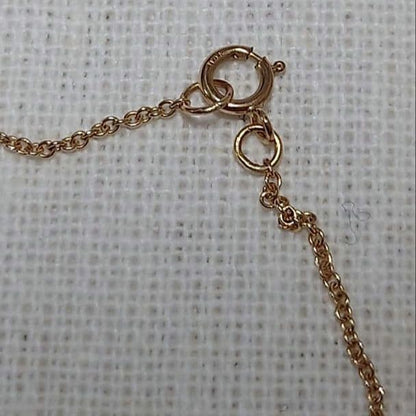 Me & Ro Gold Anklet K10 Me & Ro Engraving