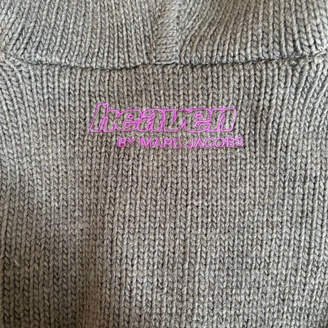 heaven by marc jacobs zip up knit hoodie