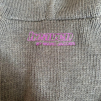 heaven by marc jacobs zip up knit hoodie