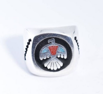 [1995] Gordon & Smith (G&S) Thunderbird Ring, Zuni Tribe