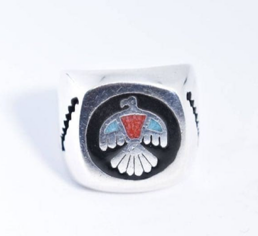 [1995] Gordon & Smith (G&S) Thunderbird Ring, Zuni Tribe