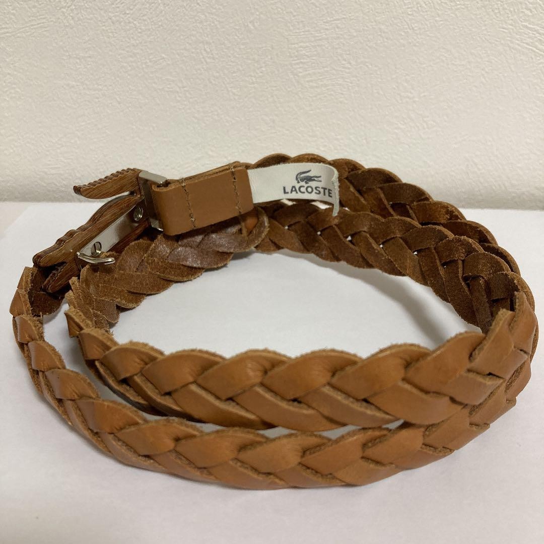 LACOSTE Women Rare Belt Crocoste Limited Edition VHTF Popular Products Sophistic