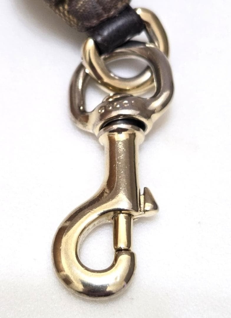 GUCCI GG Leather Strap Shoes Key Holder Rare Bag charm Fashion Accessories F169
