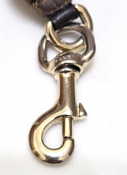 GUCCI GG Leather Strap Shoes Key Holder Rare Bag charm Fashion Accessories F169