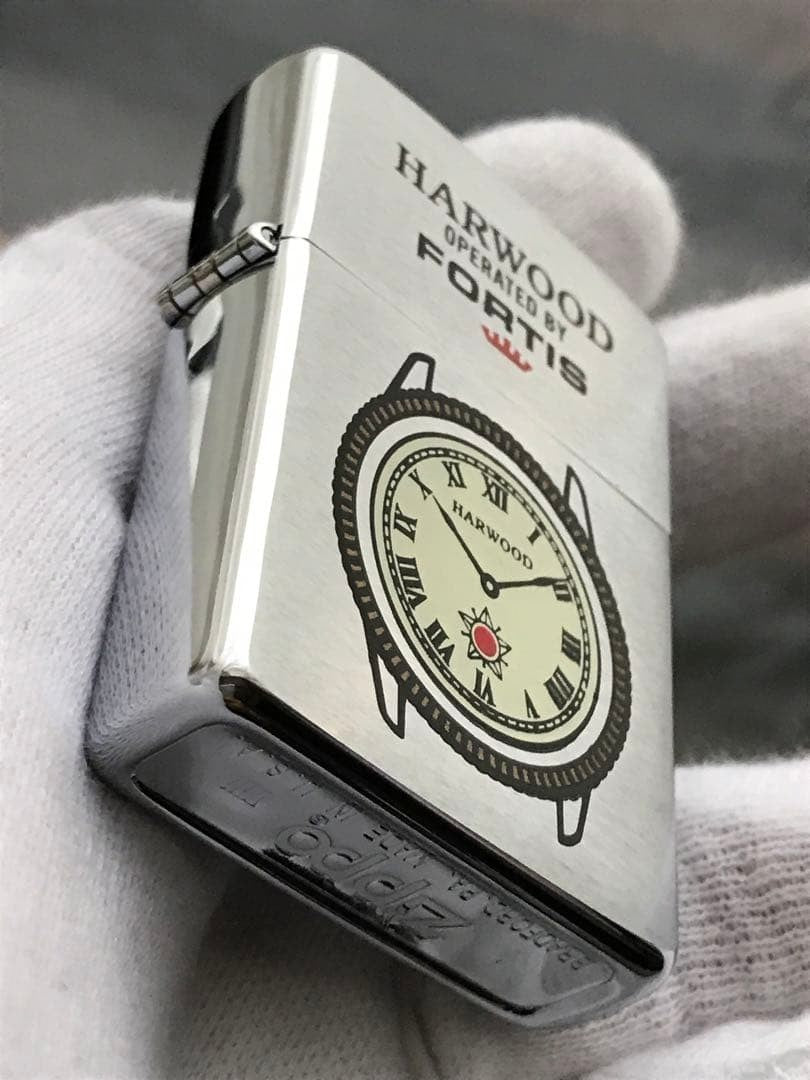 Zippo FORTIS HARWOOD Watch Made in 1992 Lighter