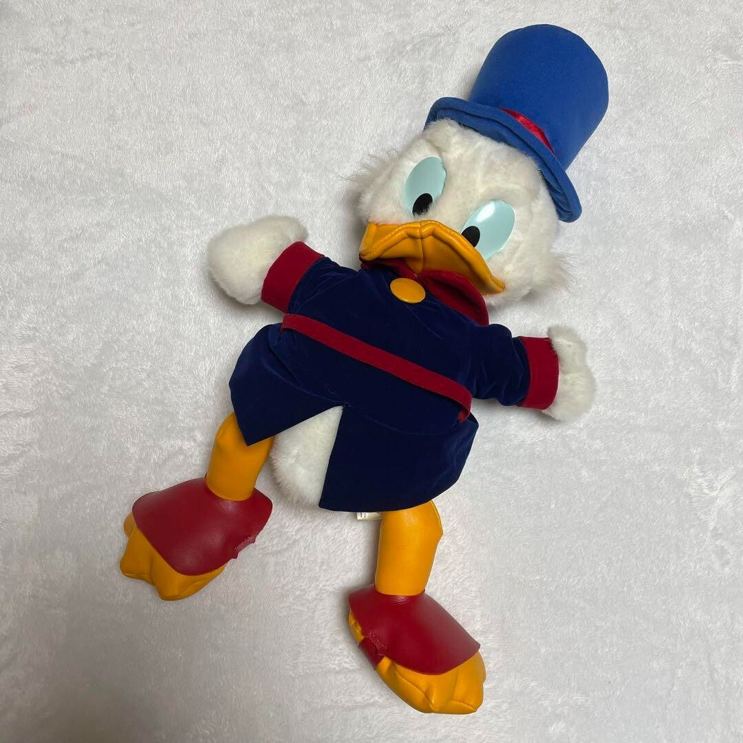 Nakajima Scrooge Mcduck Plush Puppet Vintage JPN Limited Edition Rare Model Toy