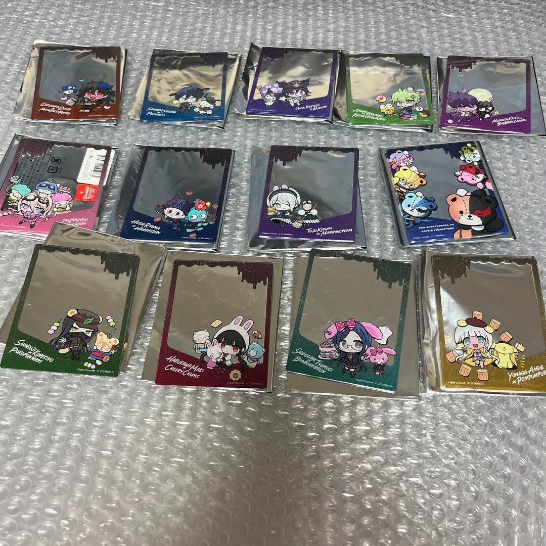 Danganronpa V3 Sanrio Acrylic Card Set Kokichi Shuichi Rantaro Rare Japan