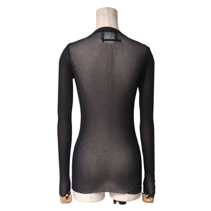 Mint JEAN-PAUL GAULTIER MAILLE FEMME knit Size S Powernet sheer lace cardiga...