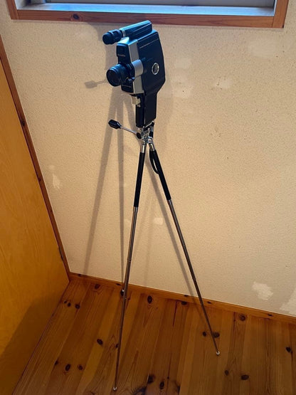 FUJICA 8mm Camera with Tripod For Interior Decor or Display Showa Retro