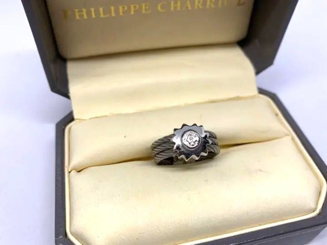 Philippe Charriol Vintage All Wire Ring Free Size Silver 11.5+ Condition B