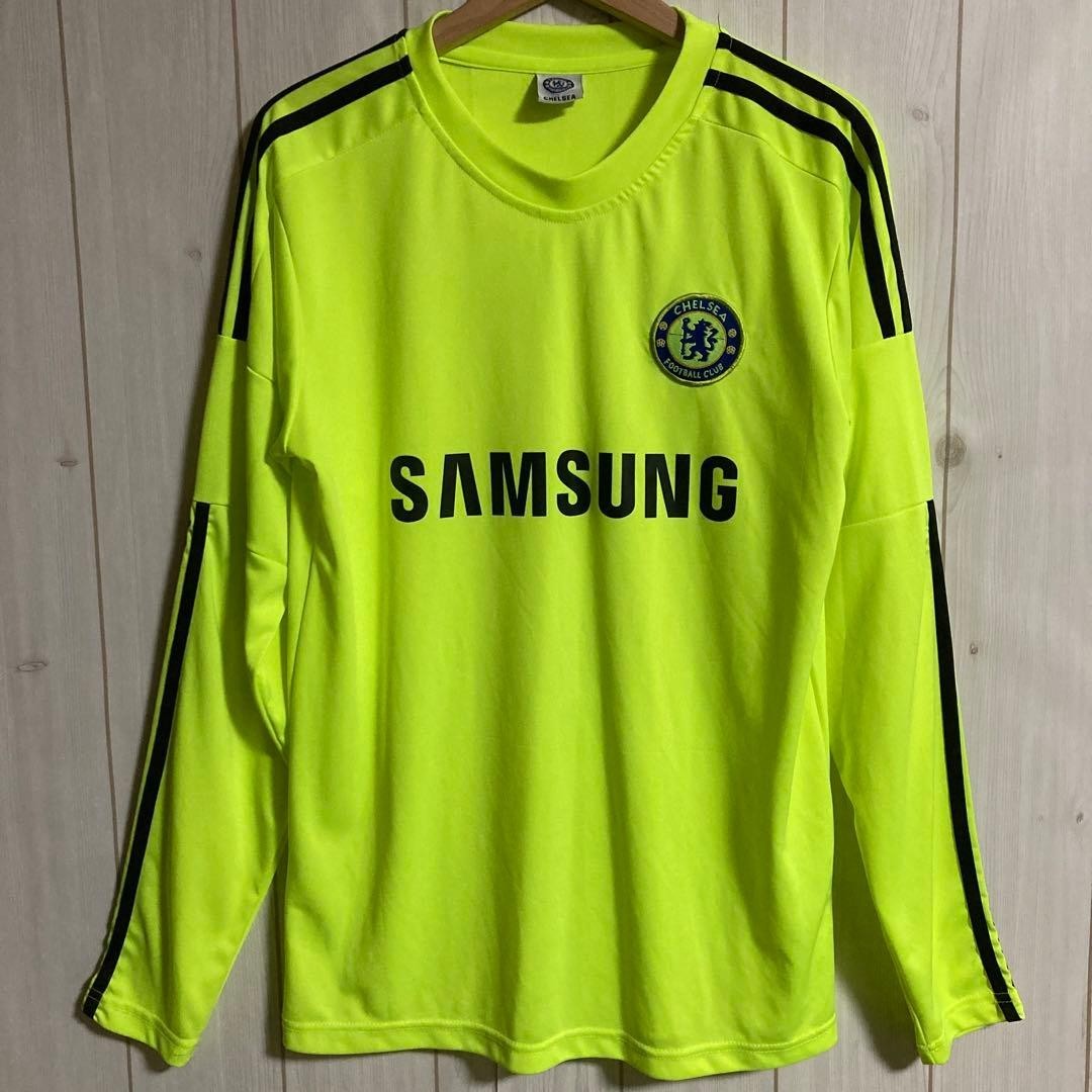 Chelsea FC Petr Čech GK Long Sleeve Soccer Jersey Uniform Size L - Rare