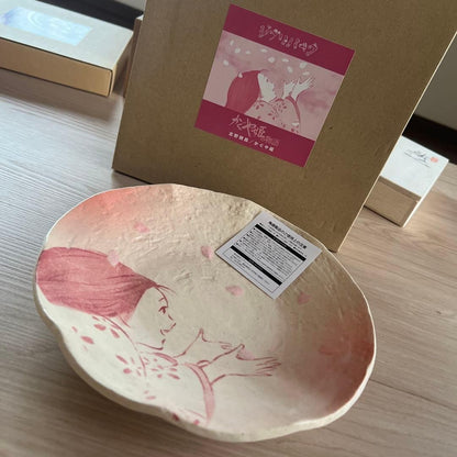 Ghibli Park Princess Kaguya Plate Shino Ware The Tale of Princess Kaguya