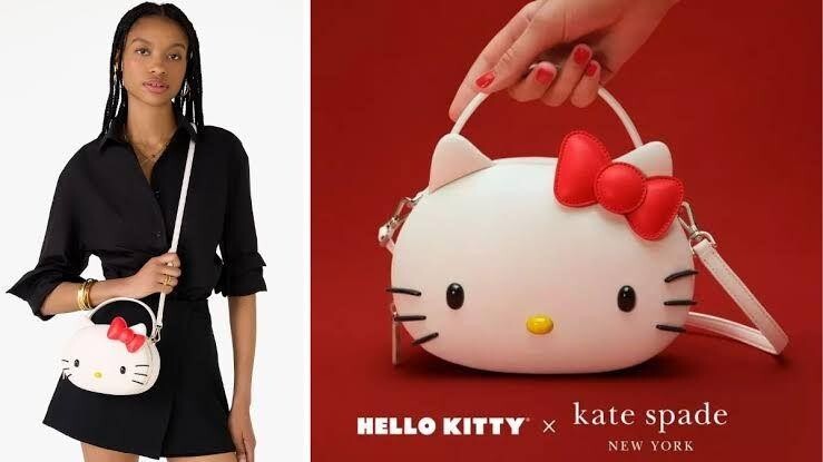 kate spade new york Limited edition katespade x Hello Kitty 3D crossbody bag