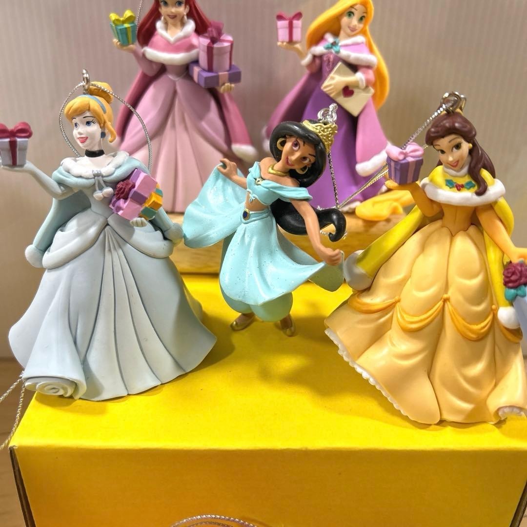 Disney Christmas Ornament Princess 9 Piece Set Collectible Character Goods Japan