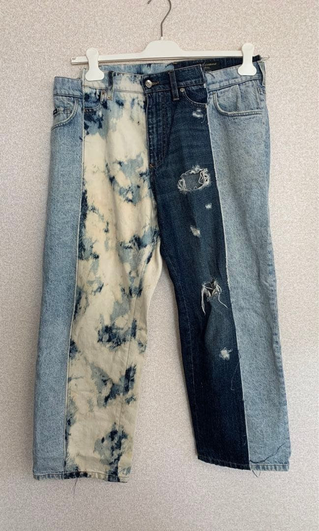 Dolce Gabbana Patchwork Denim