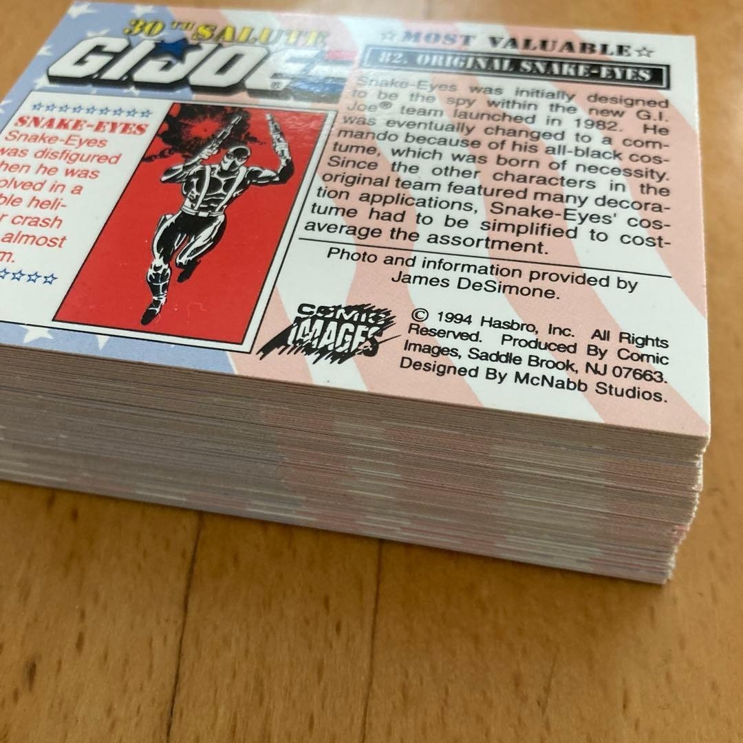 GI Joe Trading Cards, American Comics Trading Cards - Summary