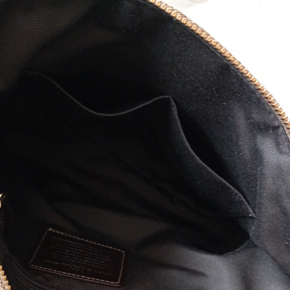 COACH Shoulder Bag Signature Tote Bag 2way Canvas Pochette Handbag
