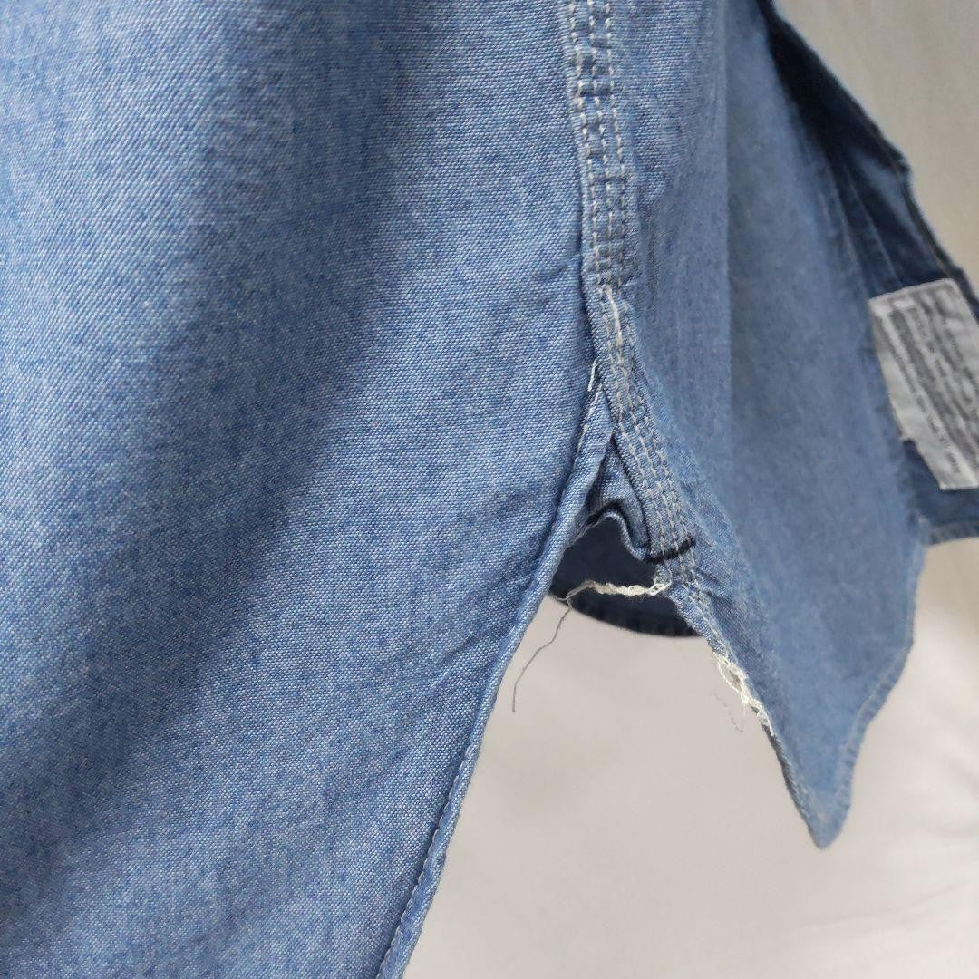 Engineered Garments Chambray Work Shirt 100% Cotton Vintage Made in USA