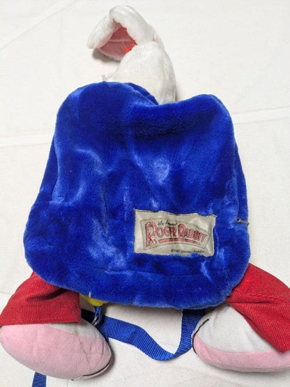 80s Disney ROGER RABBIT Vintage Plush Backpack