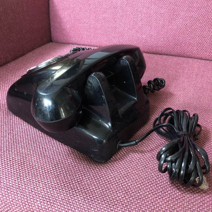 Antique Showa Retro Black Telephone Antique