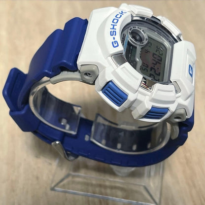 Casio G-Shock Dw-9500 Quartz Digital Wristwatch White Blue Vintage Used Japan
