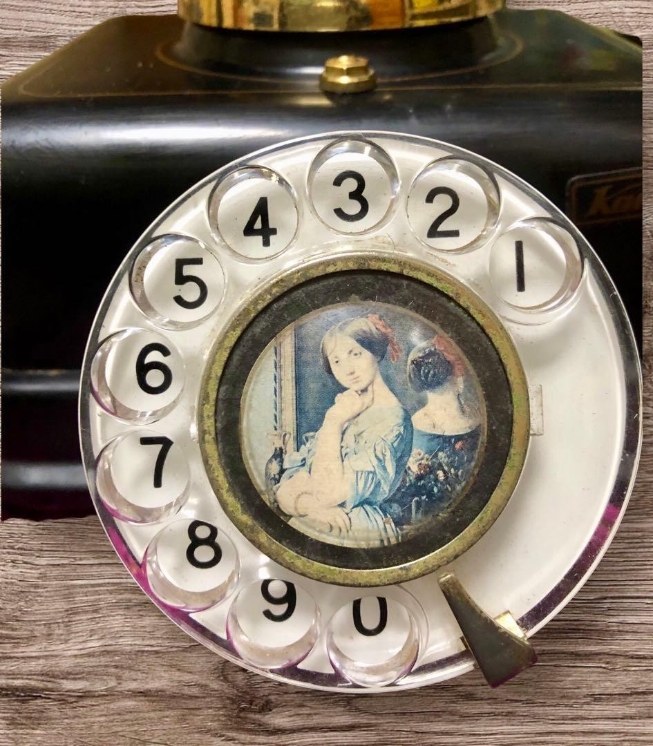 Showa Retro Antique Margaret Phone DK-601 Kanda Tsushin Kogyo Co., Ltd.