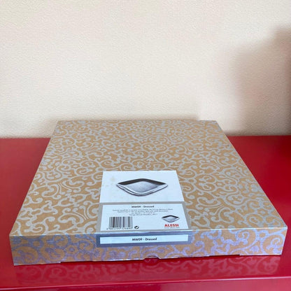 Alessi Dressed Square Tray Marcel Wanders 2011 Stainless Steel w/Box