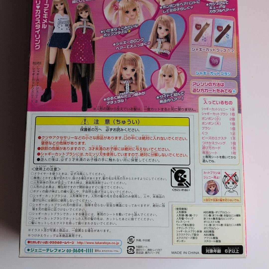 Takara Jenny Shaggy Cut Jenny 2000 Vintage Unopened Rare Collectible