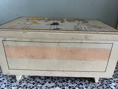Showa Retro Ballerina Music Box