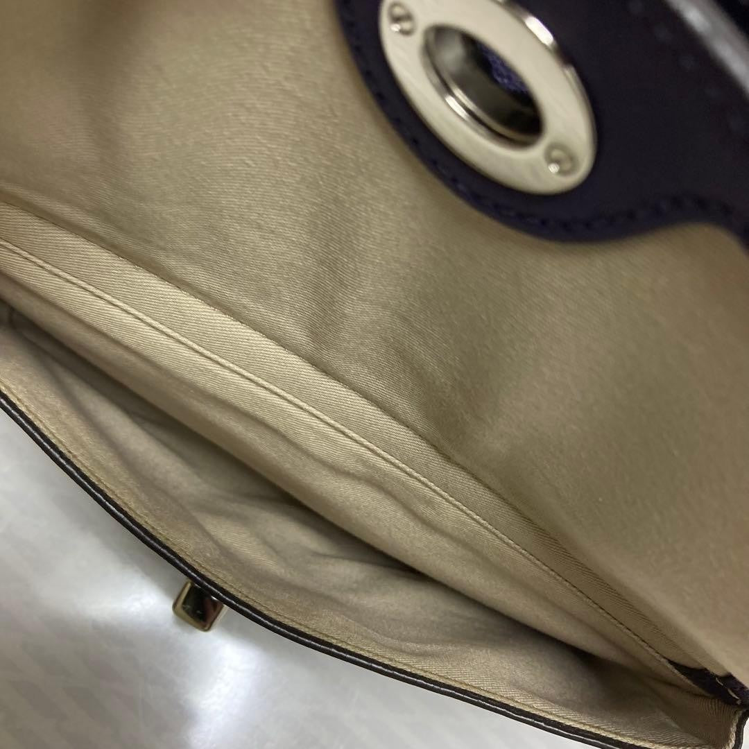 COACH Purple Leather Hobo Bag Legacy Courtenay Y2K Vintage Rare
