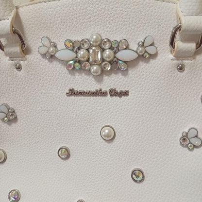 SAMANTHAVEGA Bijou Flutter 2 Way Shoulder Bag PVC Used SKAI-0