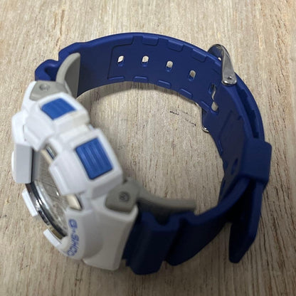 Casio G-Shock Dw-9500 Quartz Digital Wristwatch White Blue Vintage Used Japan