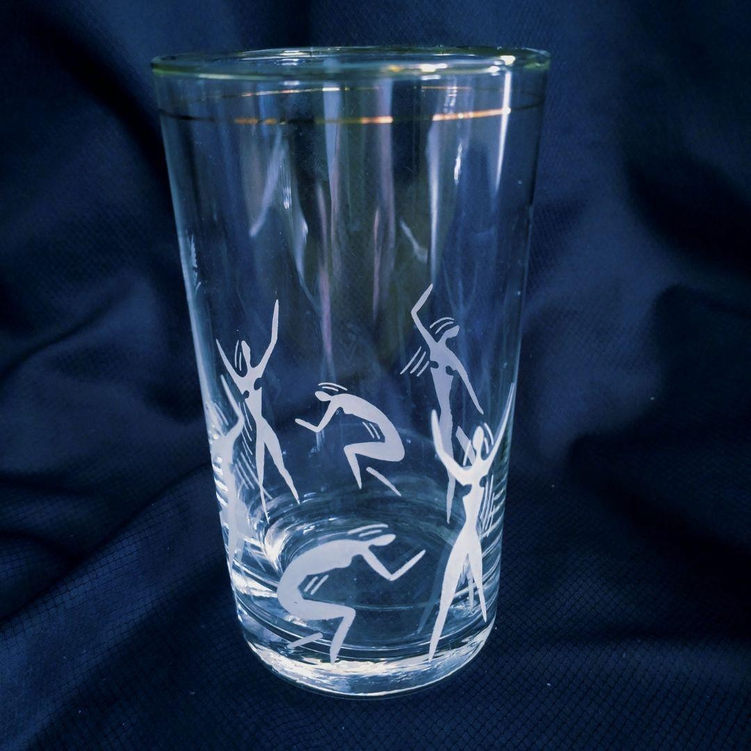 Showa Retro Morozov Brewery Rock Glass Tumbler Glass Novelty 4-Piece Set