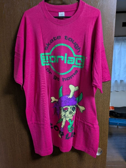 zorlac 80s multi-print T-shirt size 2XL pink vintage
